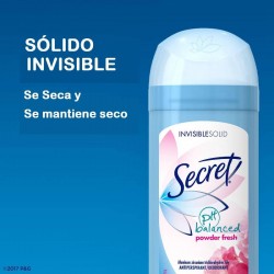 Secret Sólido Invisible, te mantiene seca