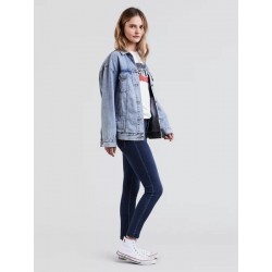 Levi's 720 HIGH RISE SUPER SKINNY Color: Blue Me Away, Style # 527970008 Lateral
