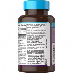 Vitamina D-3, 2000 UI, Member's Mark, 400 unidades de softgel, reverso