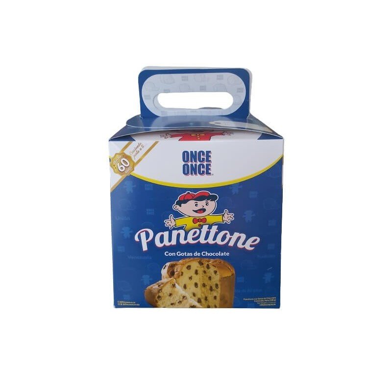 Panettone con Chispas de Chocolate Once Once 500g