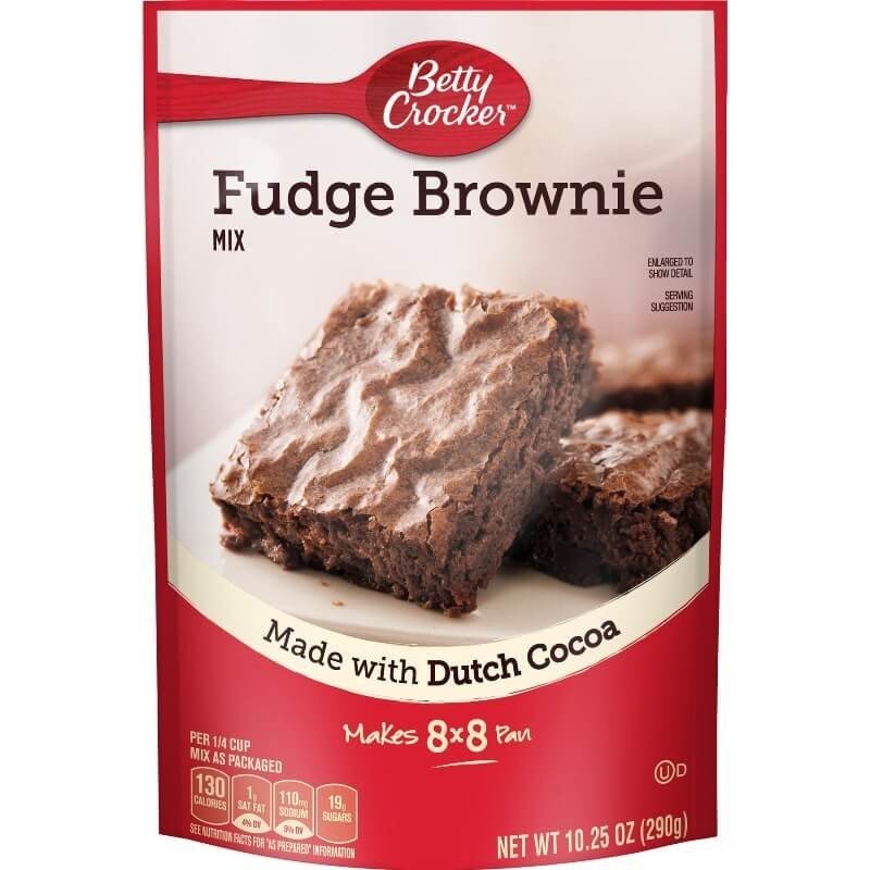 Betty Crocker - Mezcla para Brownie Fudge Hecho con Cacao Holandés