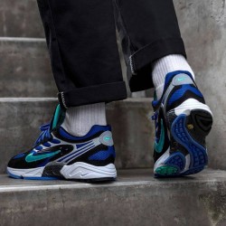 NIKE AIR GHOST RACER Black/ Hyper Jade-Racer Blue-Wolf Grey
