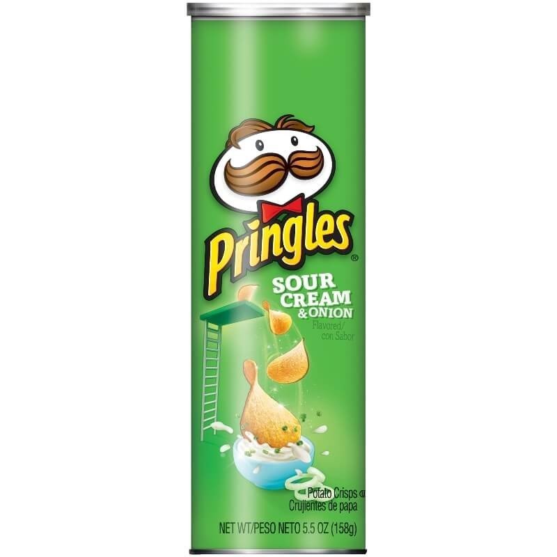 Papas Pringles sabor a Crema Agria y Cebolla 158g