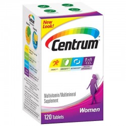 Centrum Women, Suplemento Multivitamínico para Mujeres 120 Tabletas