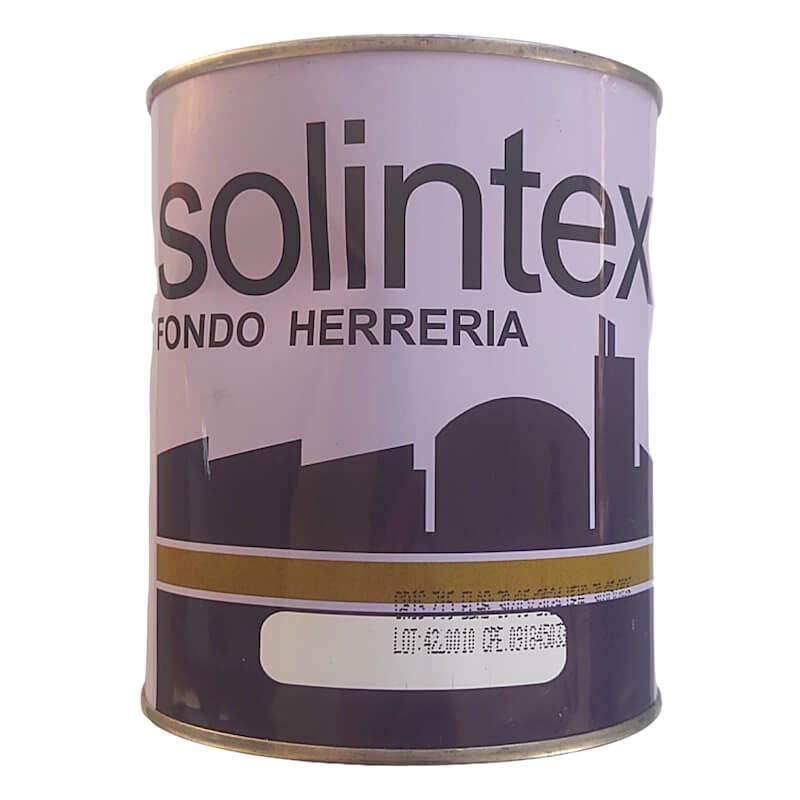 Fondo Herrería Gris 1/4 Galón Solintex