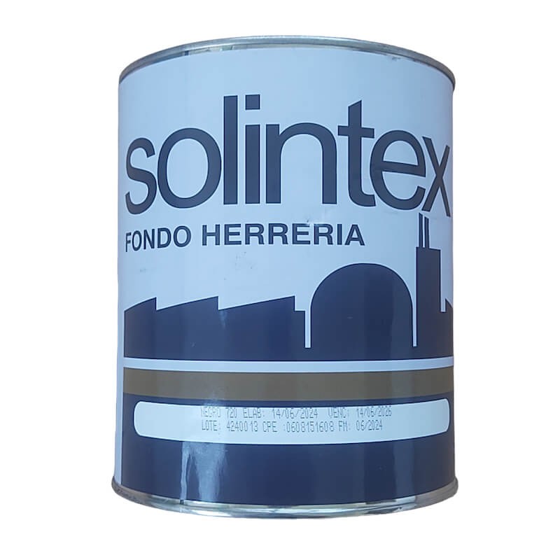 Fondo Herrería Negro 1Galón Solintex