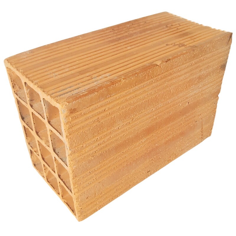 Bloque de Arcilla de 15 x 20 x 30 cms.
