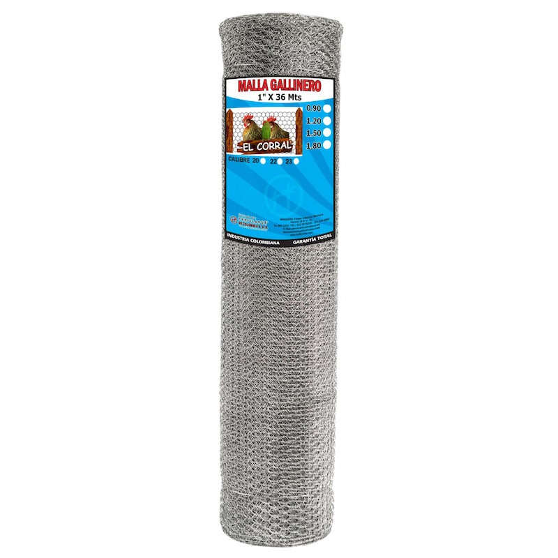 MALLA GALLINERO HEXAGONAL 1" X 36 M EL CORRAL