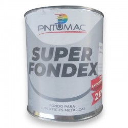 Fondo Herrería Negro 2 en 1 1/4 Galón Super Fondex Pintumac