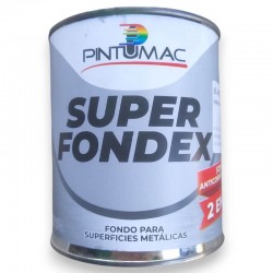 Fondo Herrería Blanco 2 en 1 1/4 Galón Super Fondex Pintumac