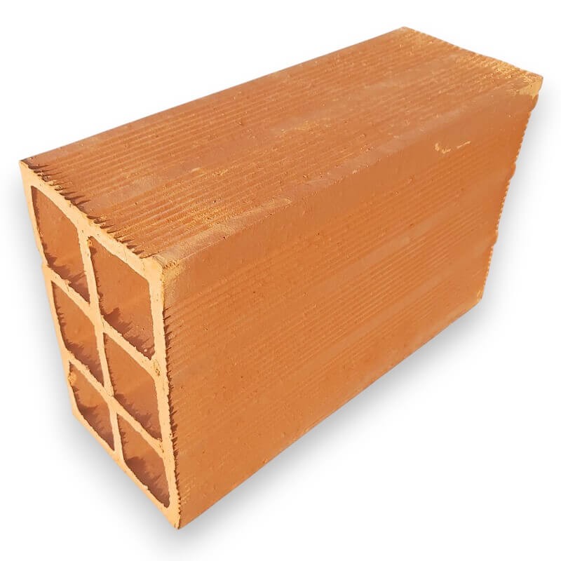 Bloque de Arcilla de 12 x 20 x 30 cms.