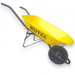 Carretilla 110 Lts. R/Maciza 14" Rutel