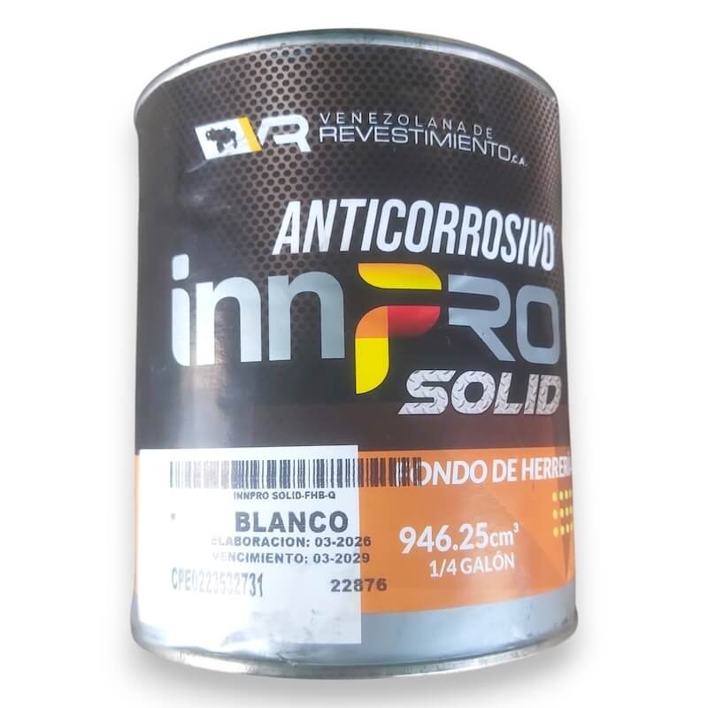 Fondo Herrería Blanco 1/4 Galón innpro solid