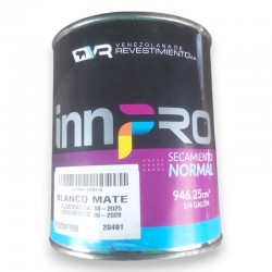 Esmalte Blanco Mate 1/4 galón innpro