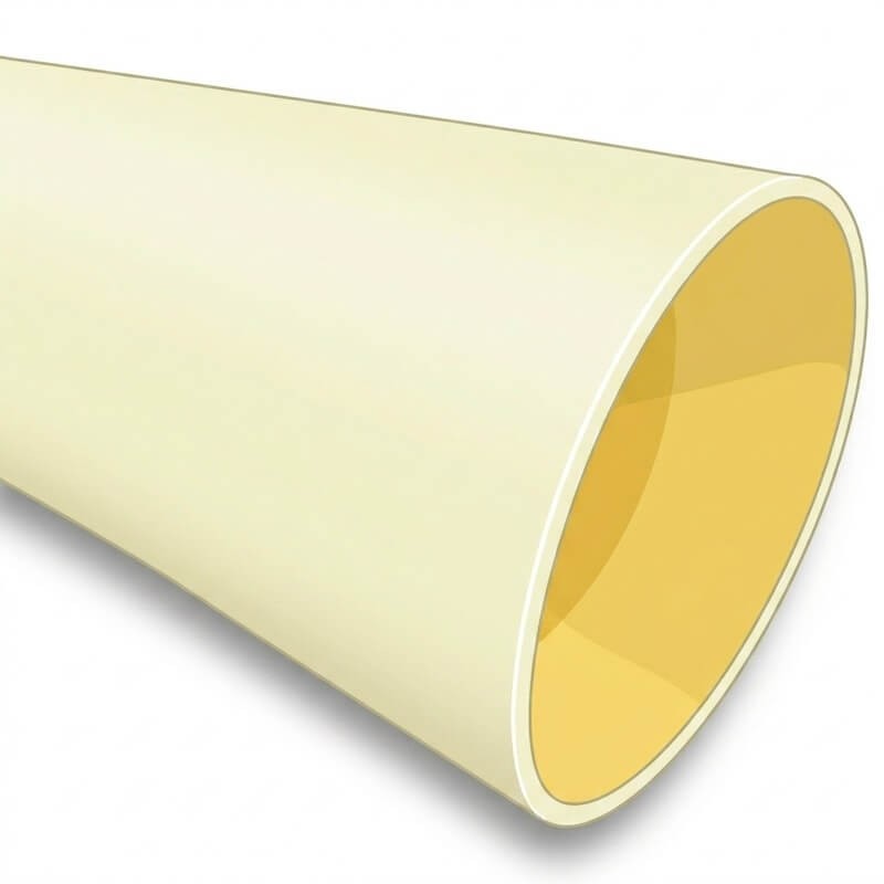 Tubo PVC 4" x 2,20 mm A/N Polietileno Amarillo