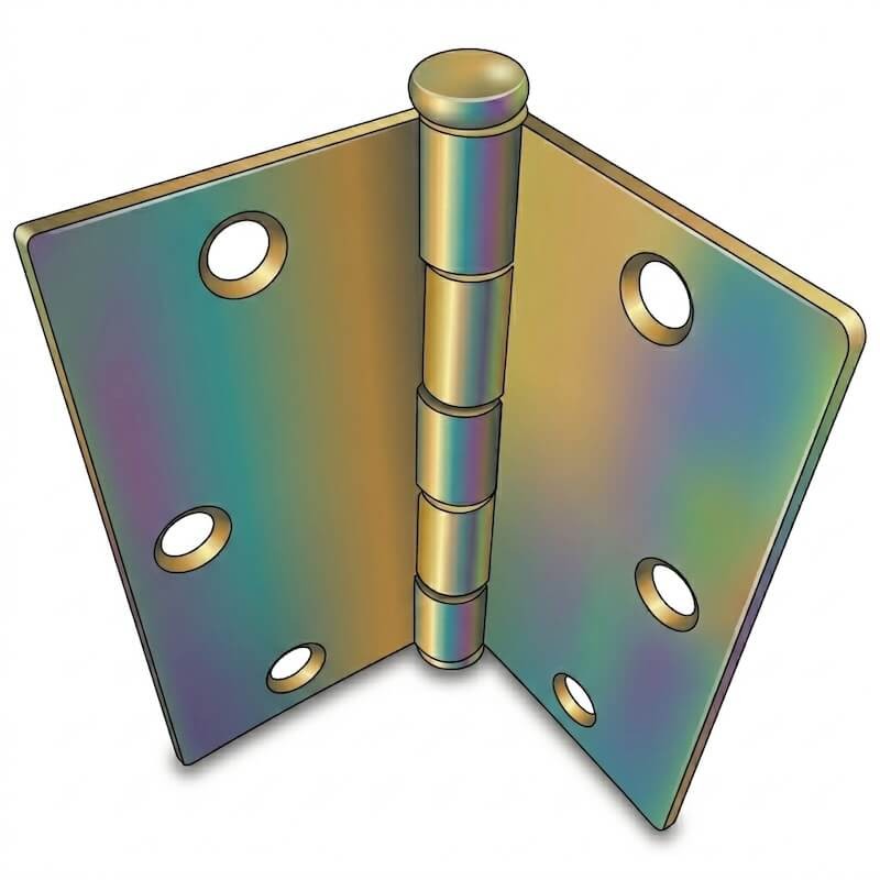 Bisagra 3" latonada para madera
