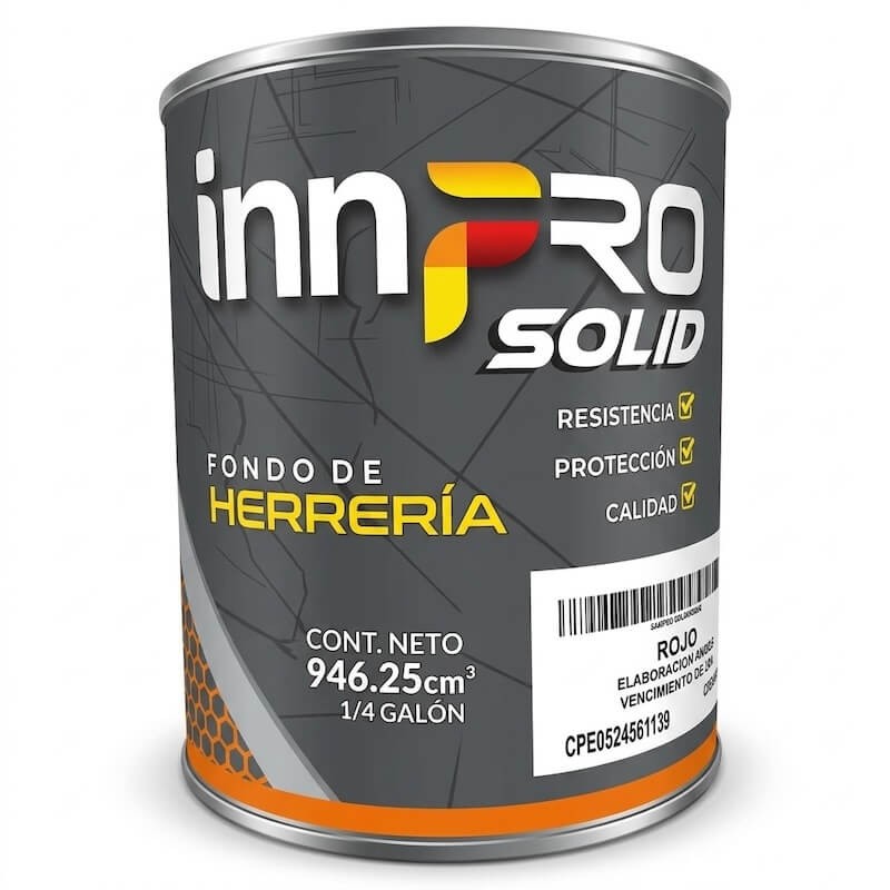 Fondo Rojo 1/4 gal innpro solid
