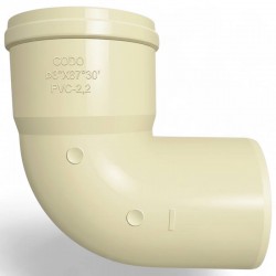 Codo 3" x 90º A/N PVC INPLAVEN
