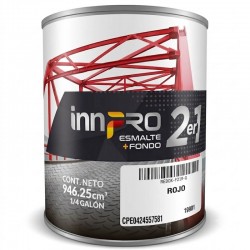 Fondo Rojo 1/4 gal 2 en 1 innpro