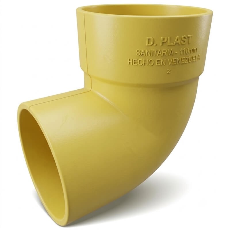 Codo 4" x 90º A/N PVC D-PLAST