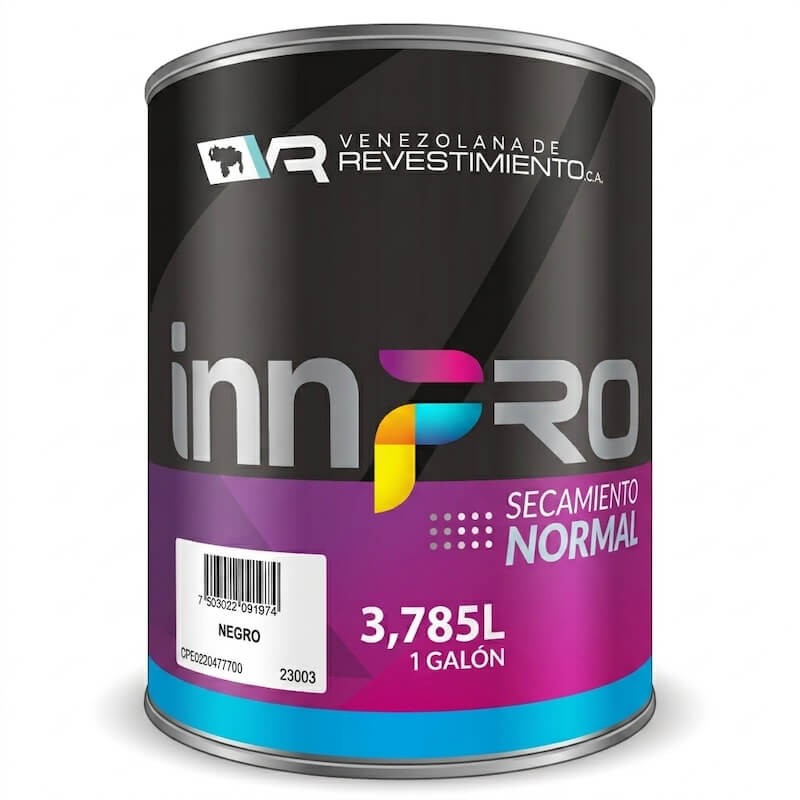 Esmalte Negro Mate 1galón innpro